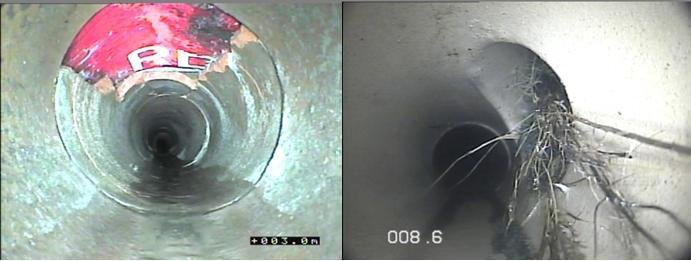 Drain CCTV Surveying Images